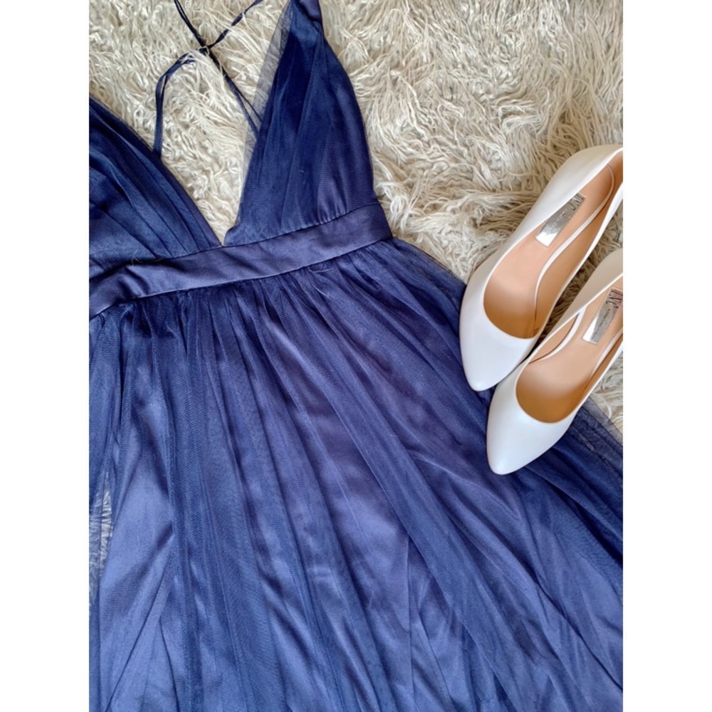 Windsor formal navy dress